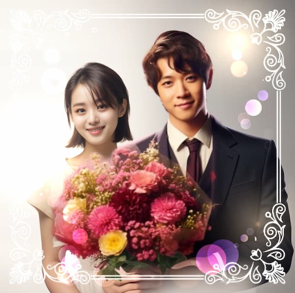 推しとツーショットサンプル