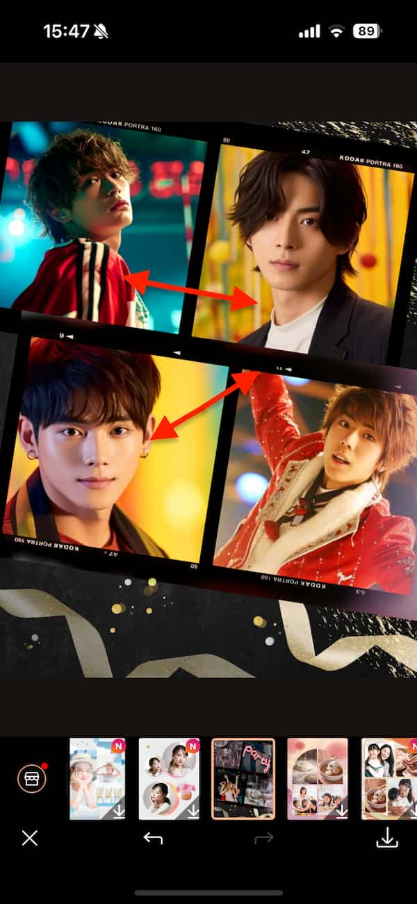 加工アイデア「コラージュ」サンプル画像