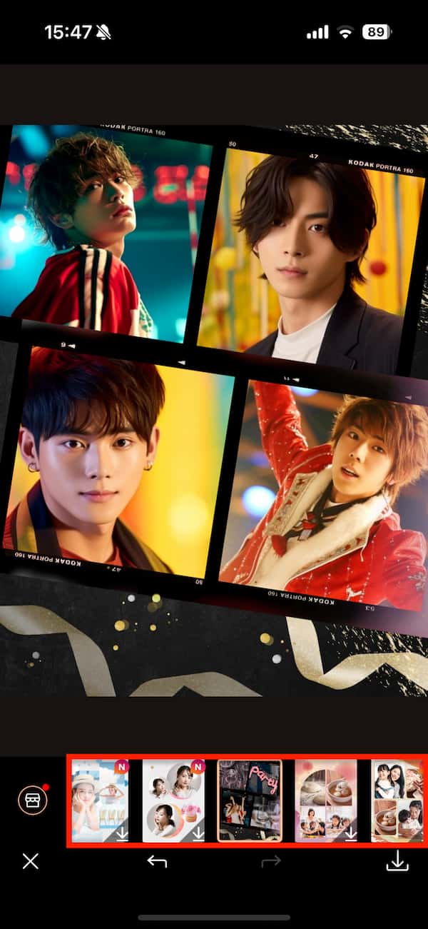 加工アイデア「コラージュ」サンプル画像