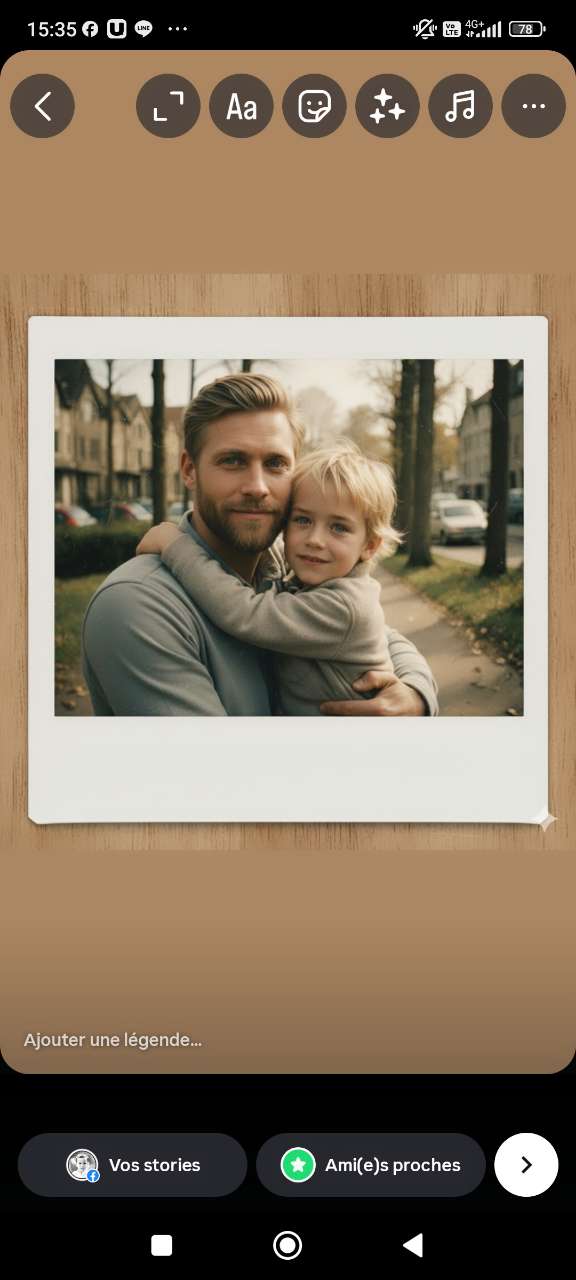 Gemini Hug My Younger Self share on social media