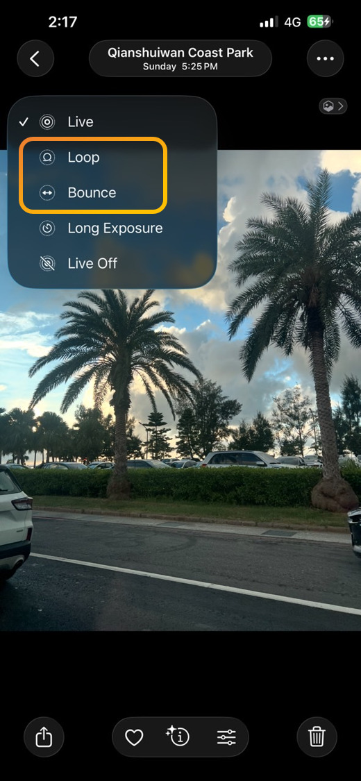 Tun live photos to videos Iphone