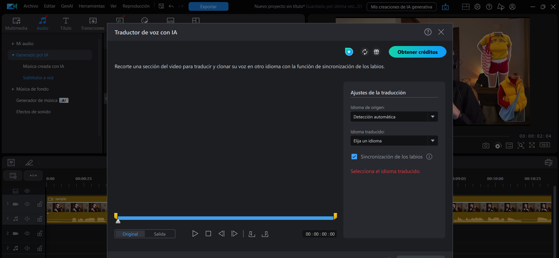 traducir y doblar un video