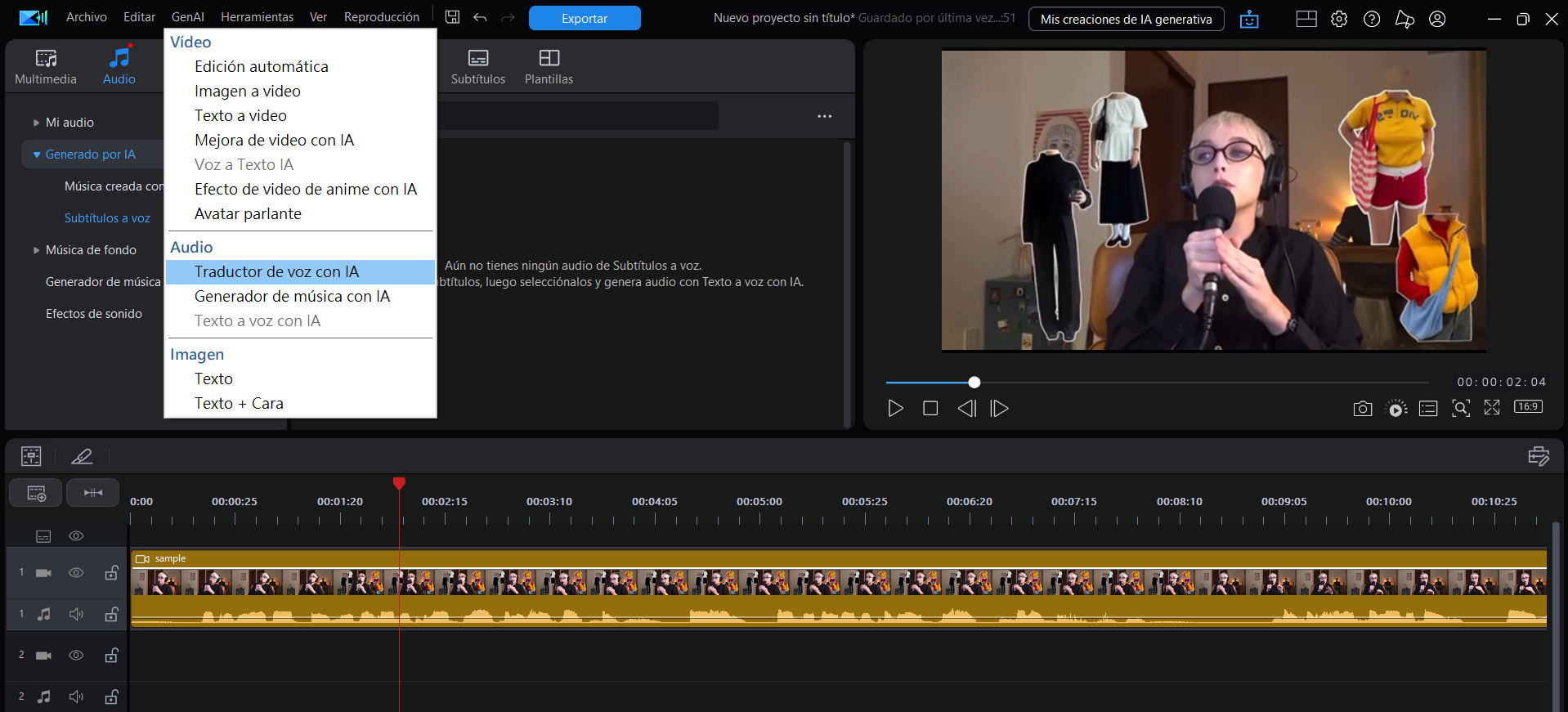 traducir y doblar un video