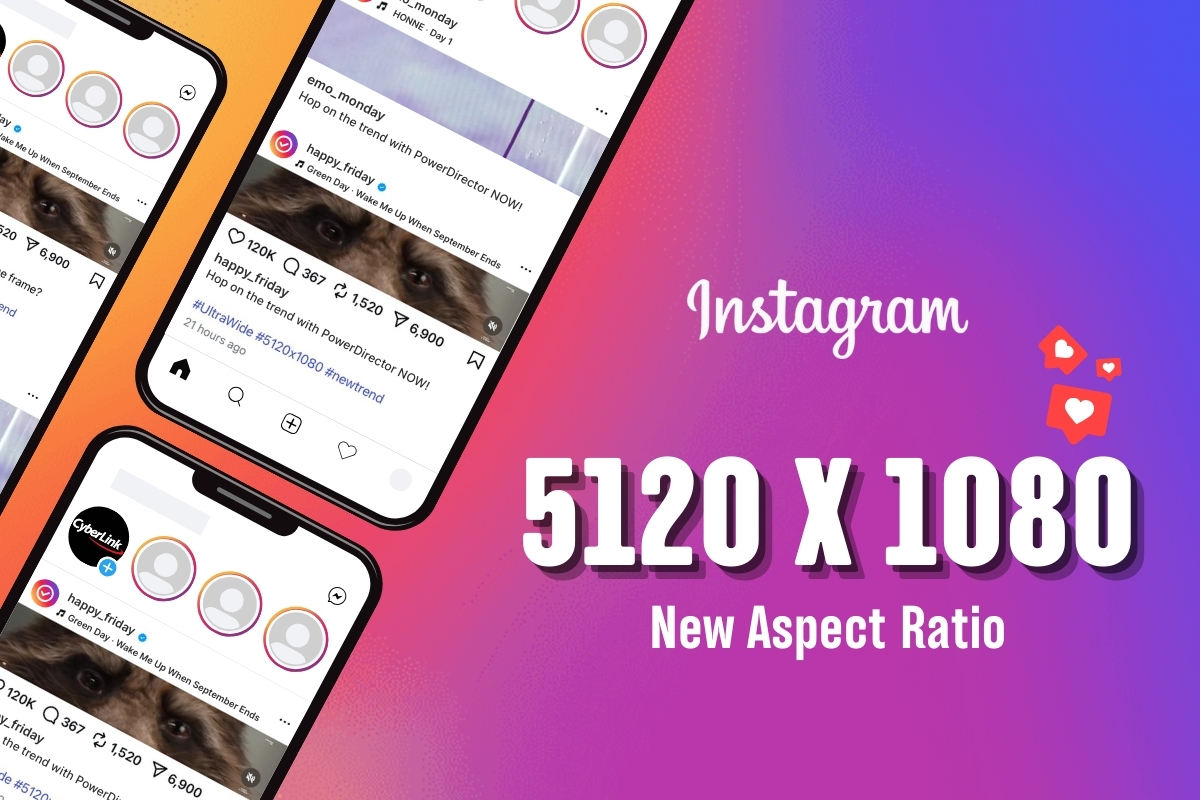 Instagram 5120x1080 Trend: How to Resize Your Videos to Fit the New Aspect Ratio