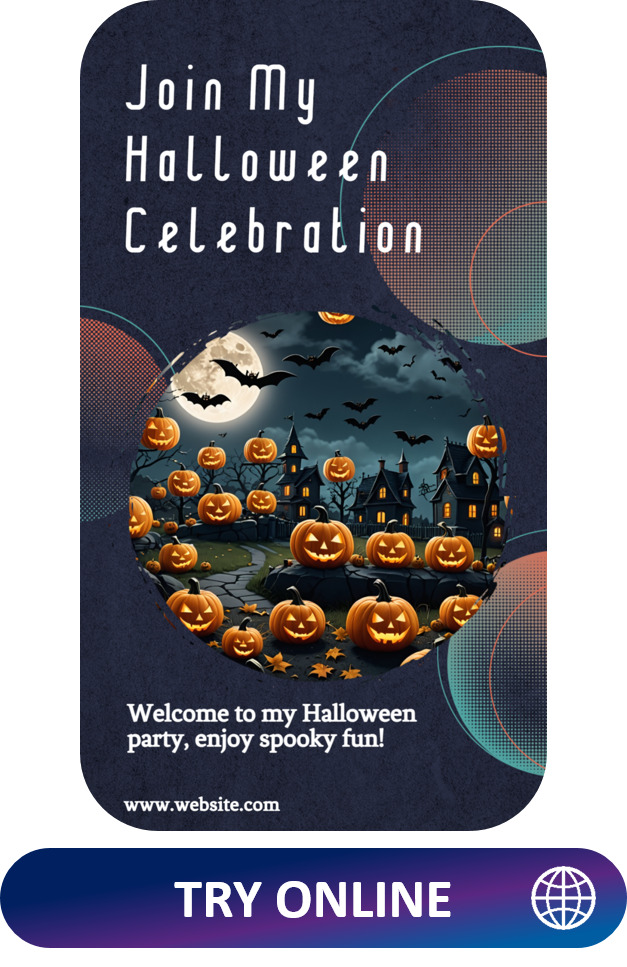 Generate AI Halloween cards