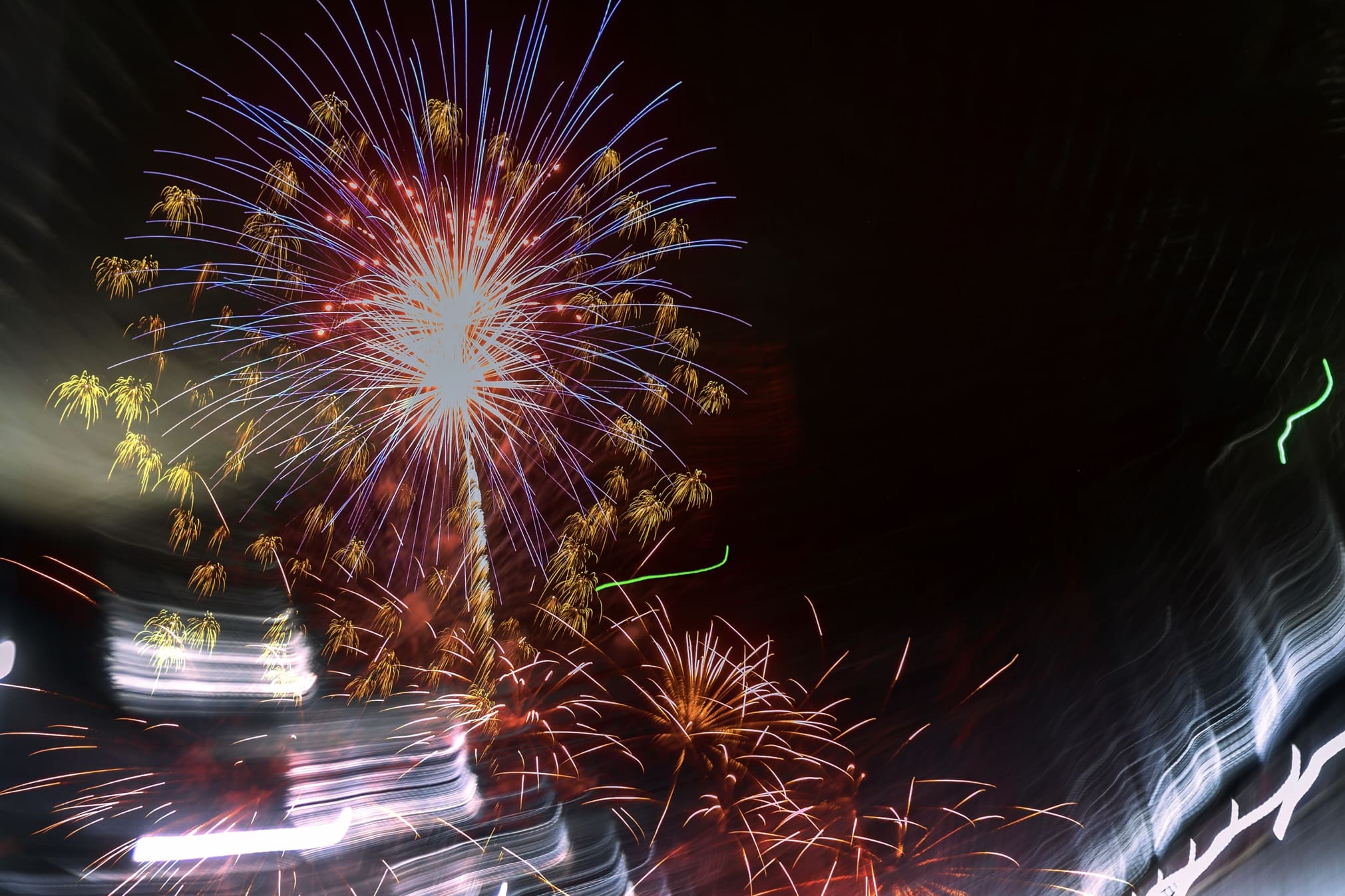 國慶日圖案：煙火