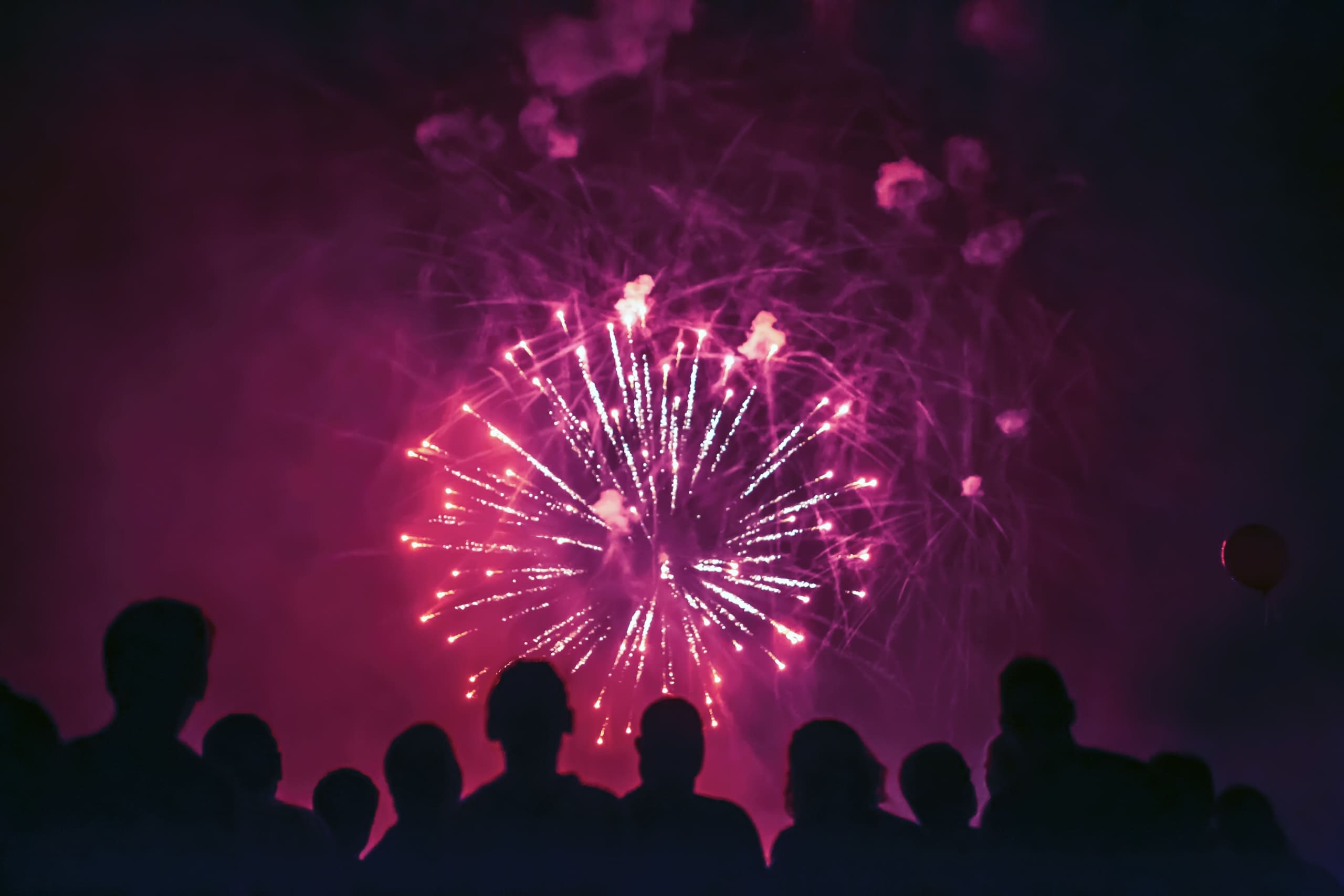 國慶日圖案：煙火