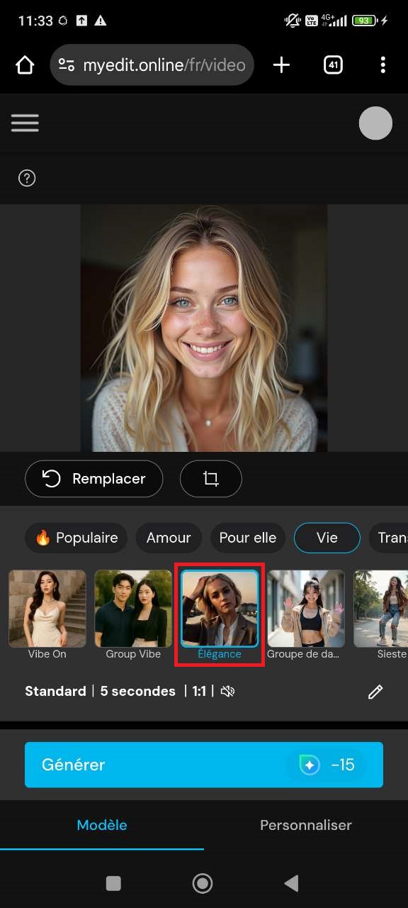 Tutoriel pour générer une influenceuse virtuelle sexy avec MyEdit
