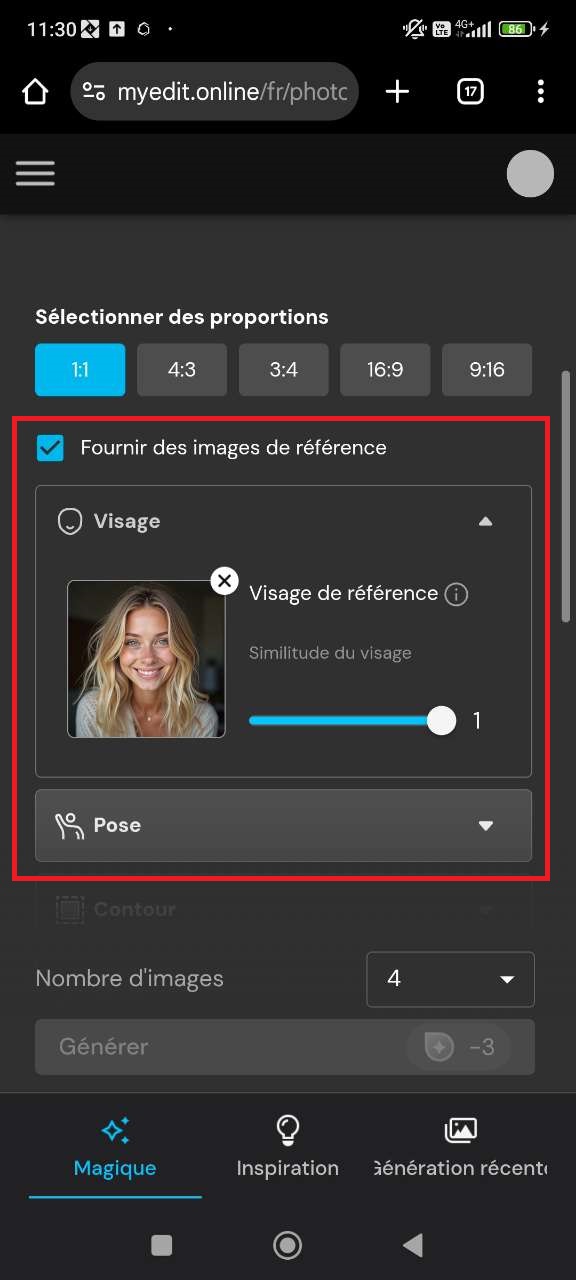 Tutoriel pour générer une influenceuse virtuelle sexy avec MyEdit