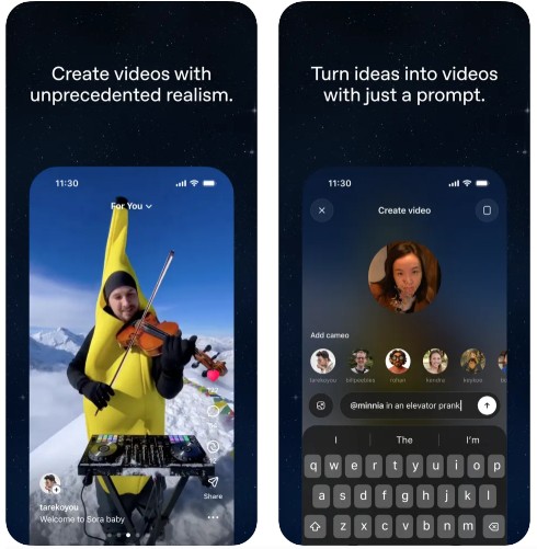 Sora app 生成圖片