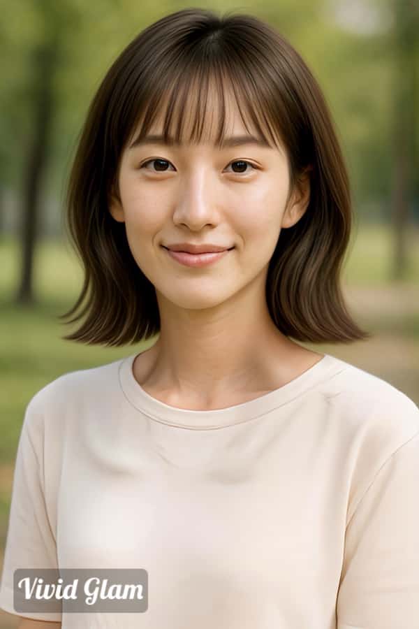 エアリーフリップボブ加工サンプル