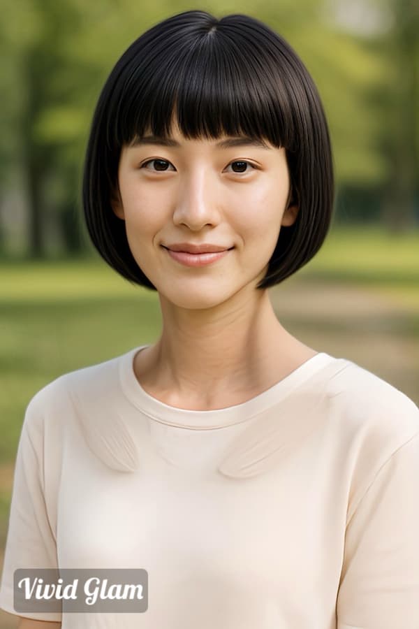 ボブ黒色加工サンプル