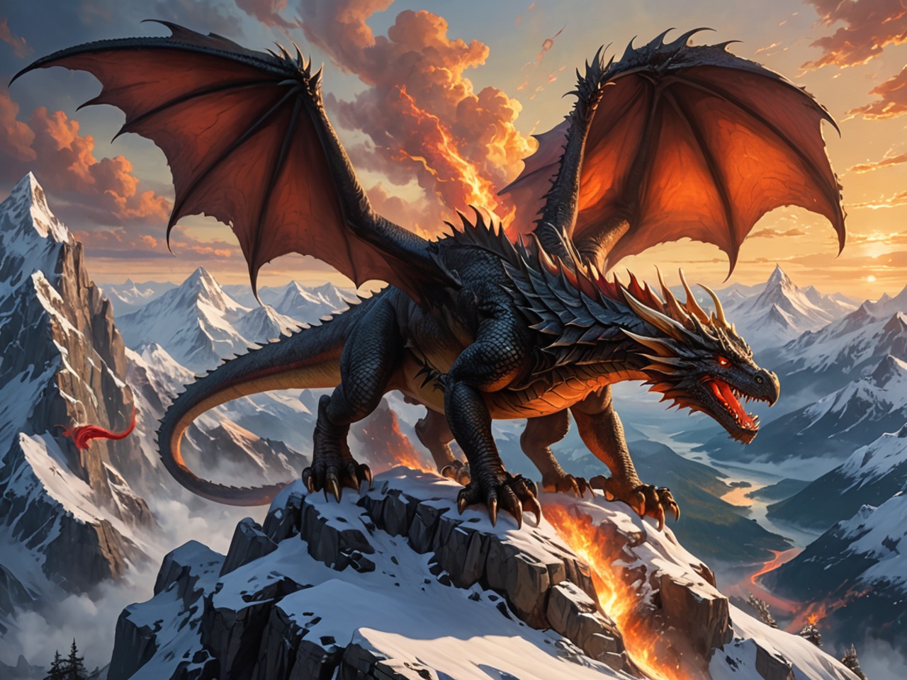 7 Best AI Dragon Ideas - Epic Fantasy Dragon