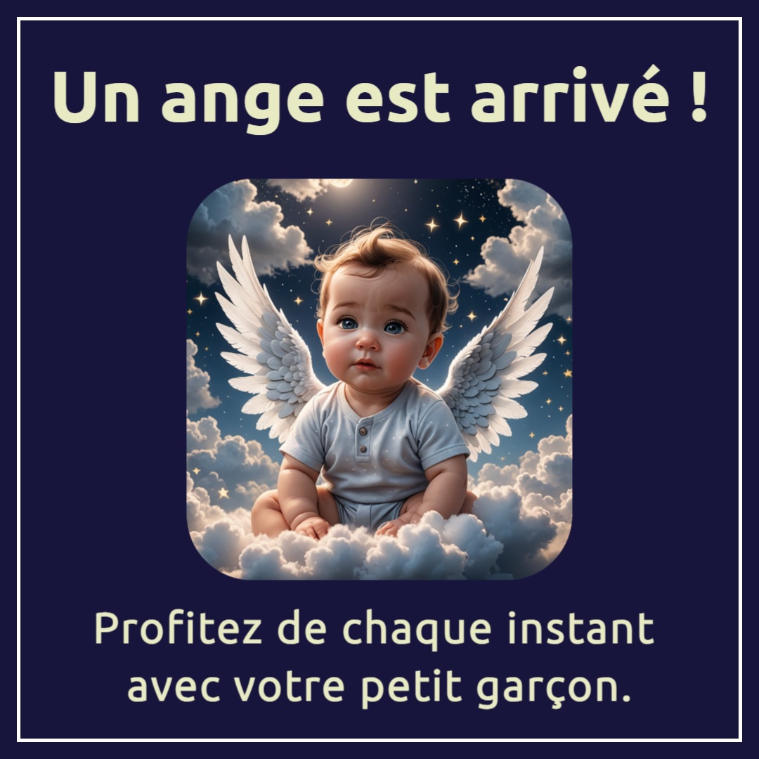 Exemple message naissance garçon