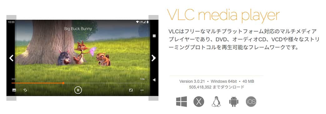 VLC サンプル画像