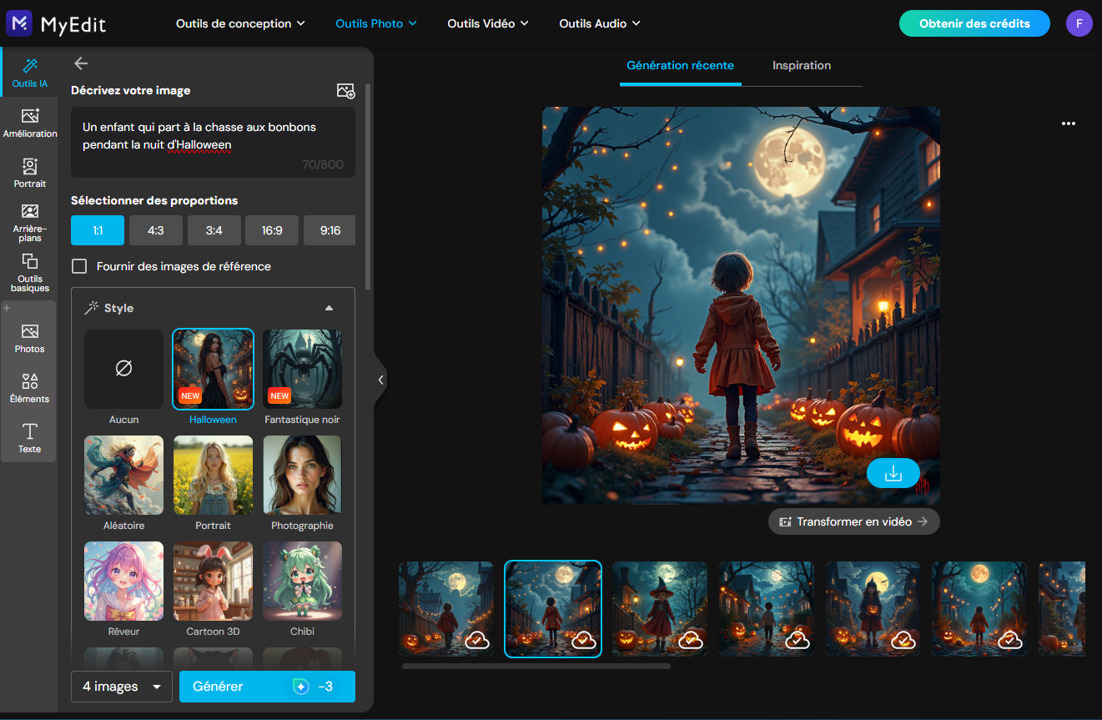 Tutoriel - Cr�er une image avec citation d'Halloween en ligne