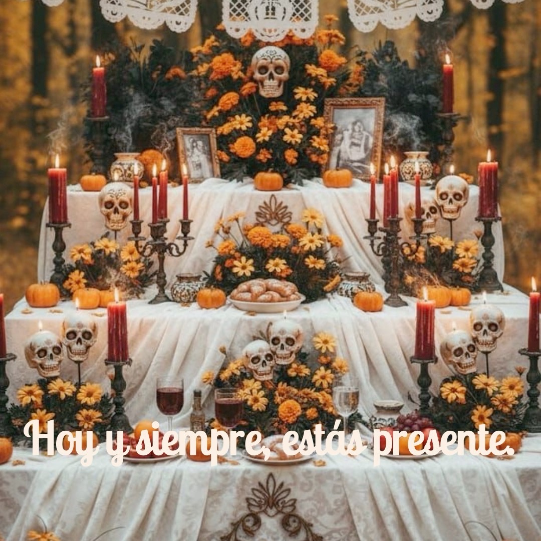 tarjetas y videos de Día de Muertos