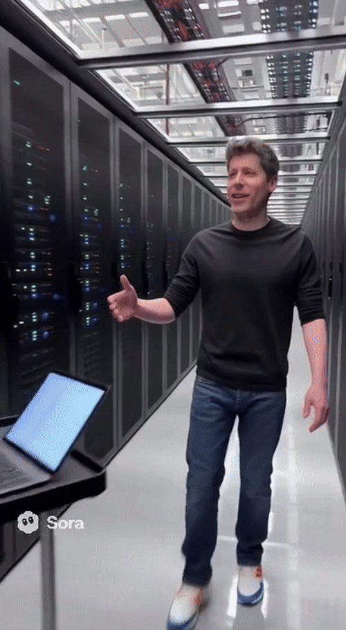 OpenAI CEO 샘 알트먼이 직접 자신을 SORA2 AI 영상 속에 등장시켰습니다.