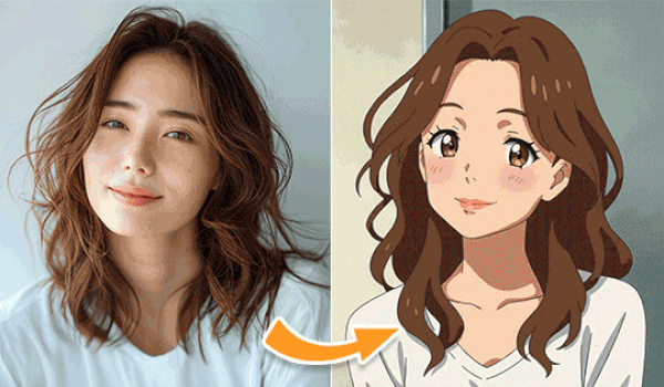 PhotoDirector AIアートの編集例