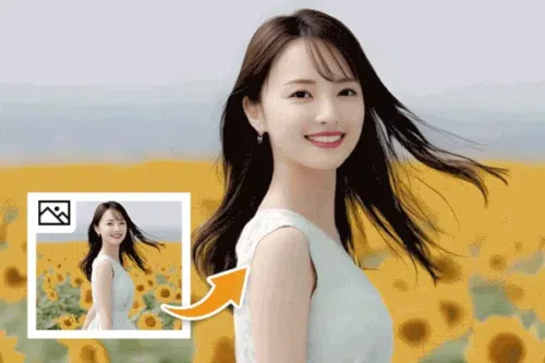 PhotoDirector 画像から動画作成参考例