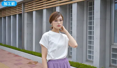 PhotoDirector AI 置き換えのサンプル