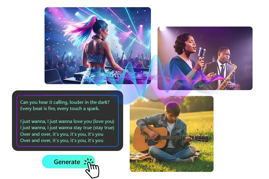 MyEdit verwandelt mit KI Texte in Songs