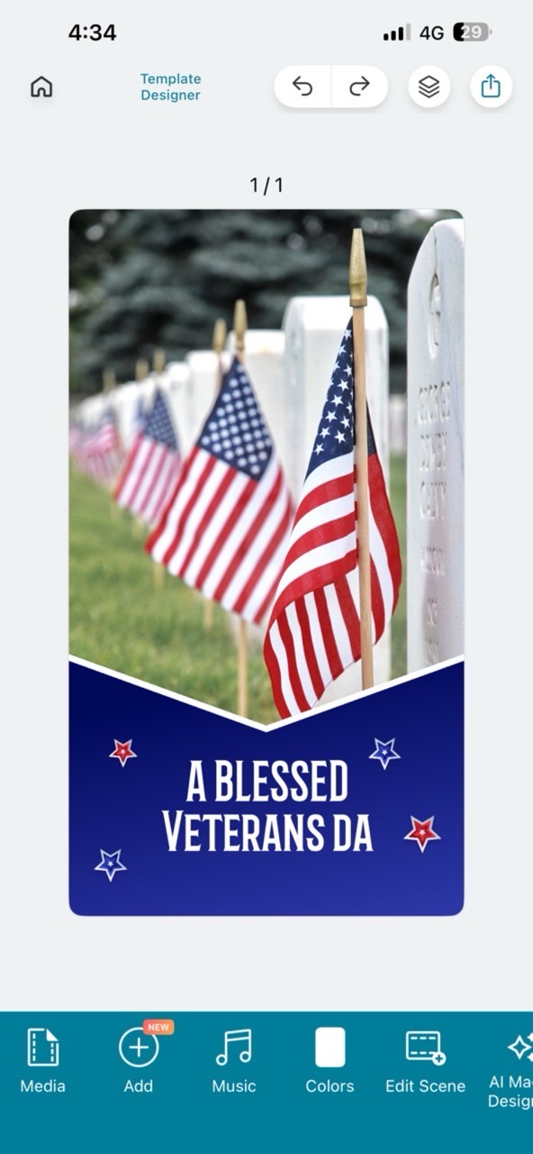 How to Make Veterans Day Content with Quotes Using Promeo
