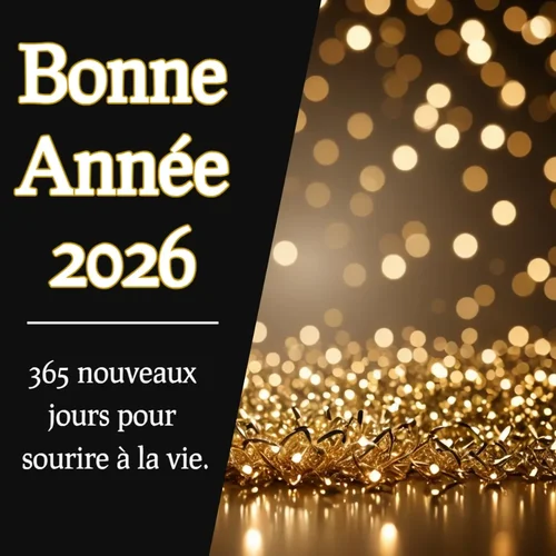 Image humoristique Bonne Année 2026