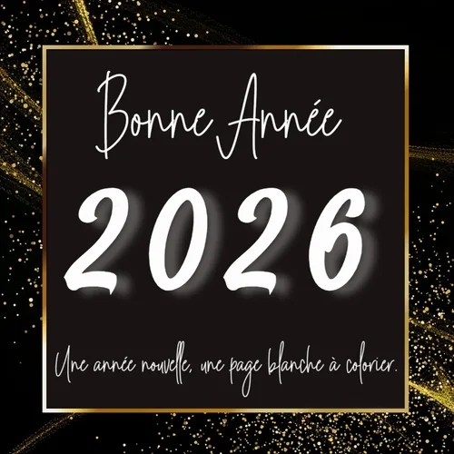 Carte de vœux originale pour 2026
