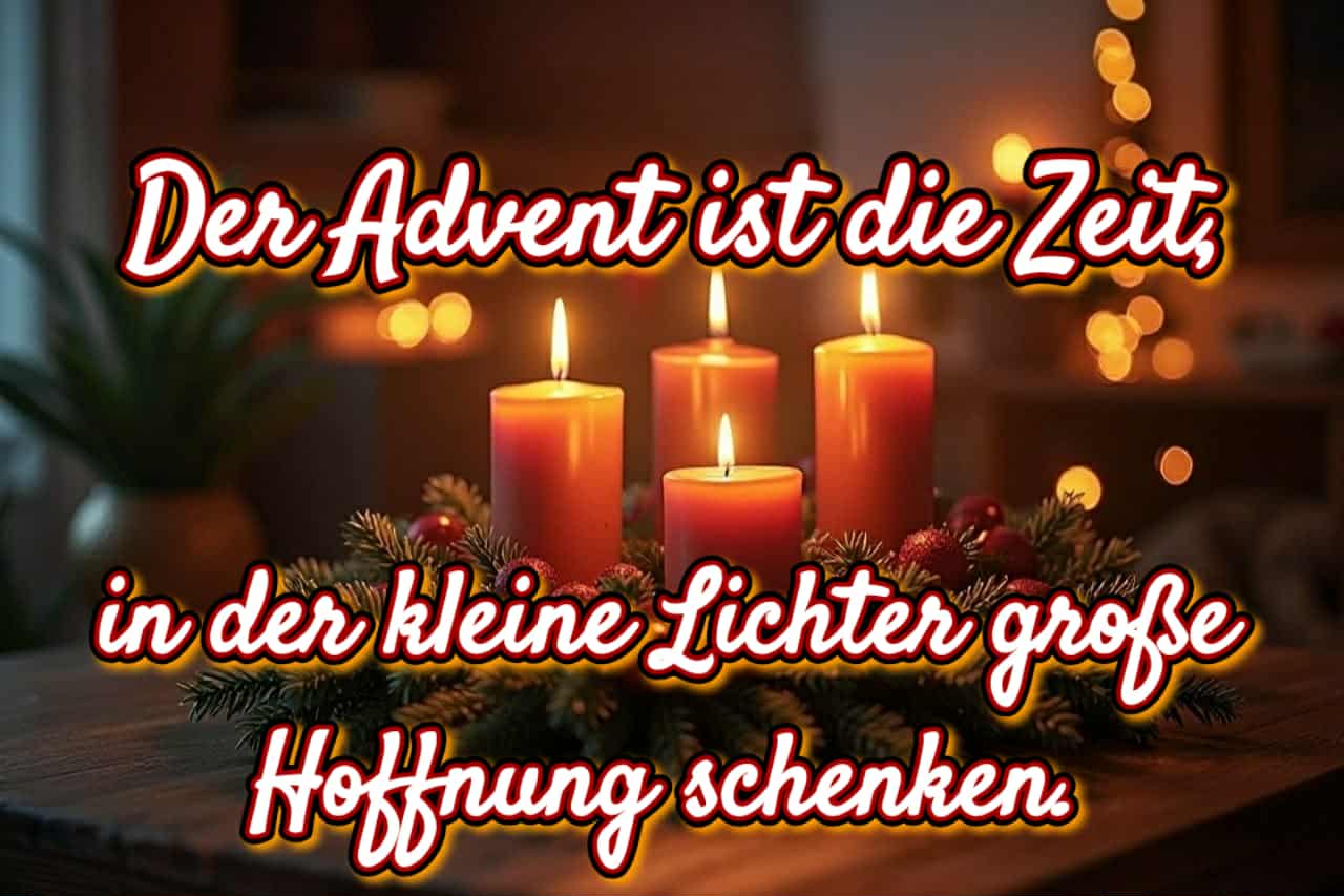 Adventsgrüße gestalten