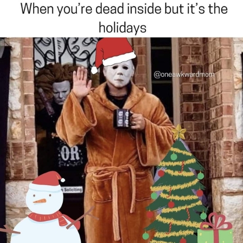 2025 Funniest Christmas Memes & GIFs: Dead Inside