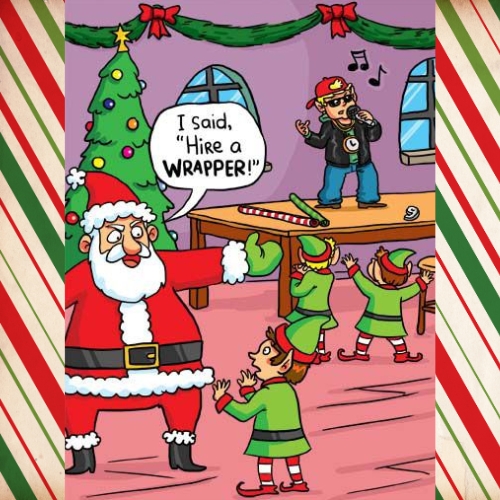 2025 Funniest Christmas Memes & GIFs: Wrapper and Rapper