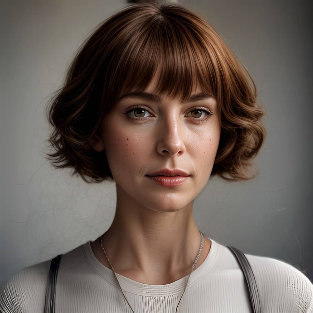 Imagen resultado luego de probar peinados bixie con PhotoDirector