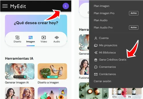 Herramientas de imagen de MyEdit