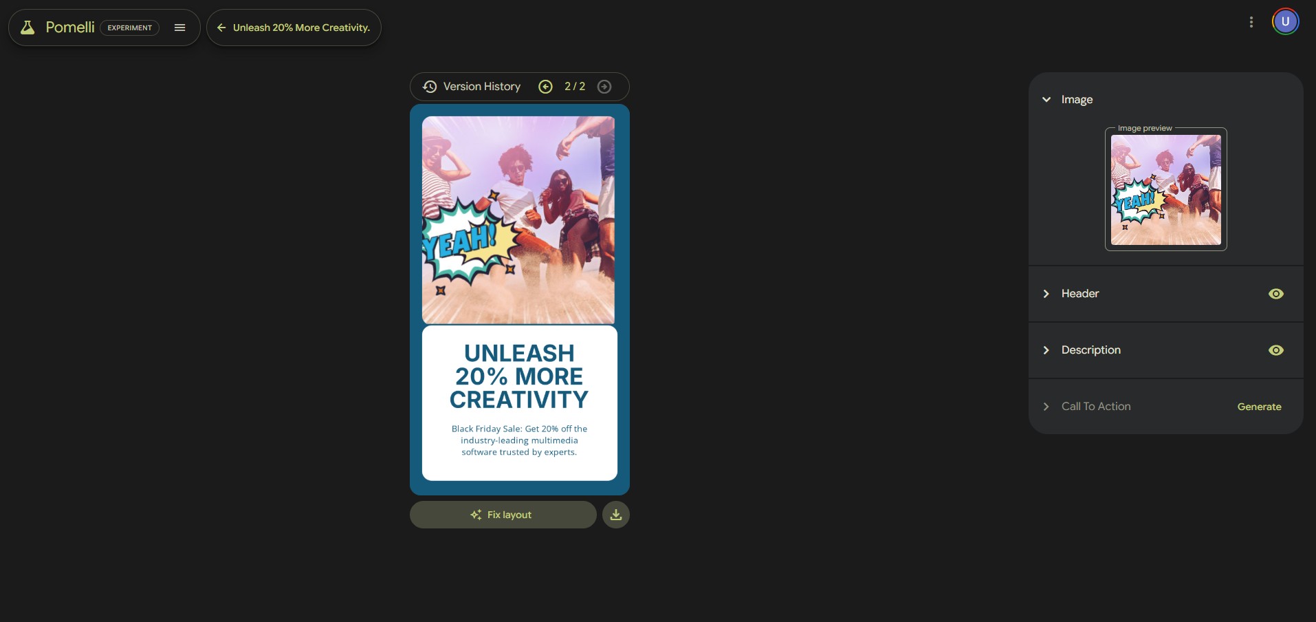 Pomelli 教學 編輯行銷素材