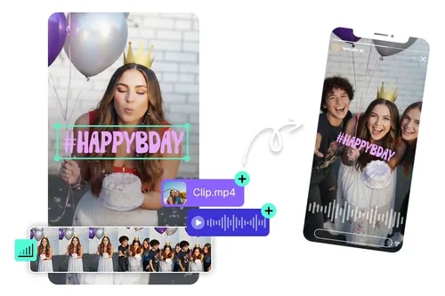 Ajouter du texte avec MyEdit éditeur vidéo en ligne