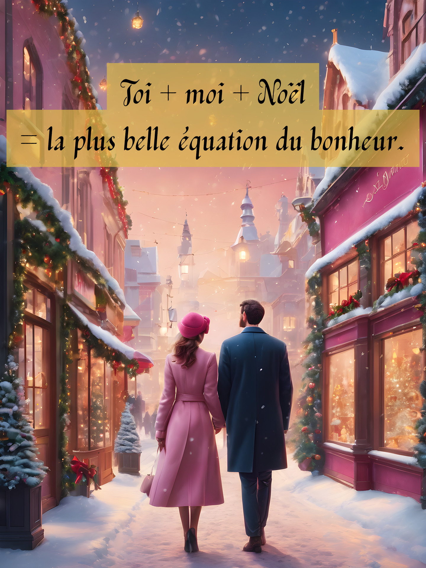 Citations de Noël couples