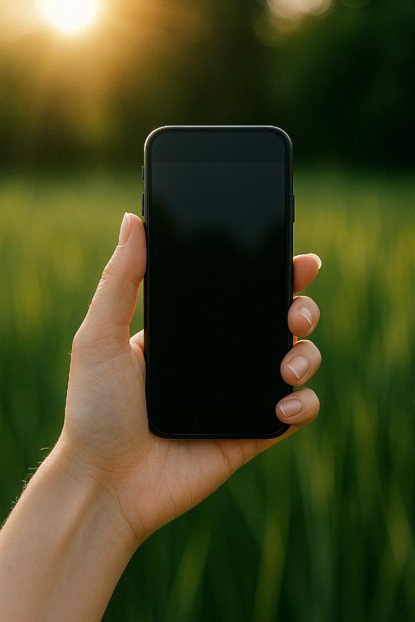 明るい場所で撮る参考画面