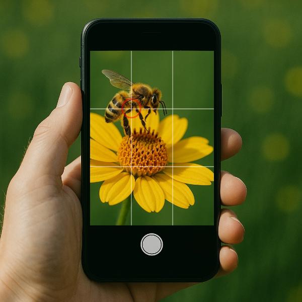 写真の構図を意識する参考画面