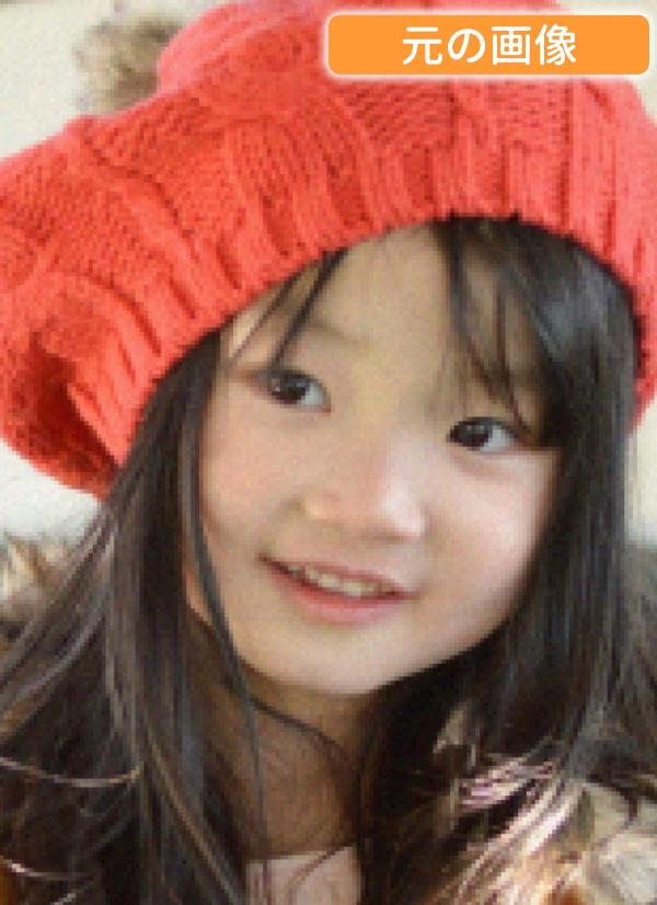 PhotoDirectorで明るさ補正を行う前後の比較例