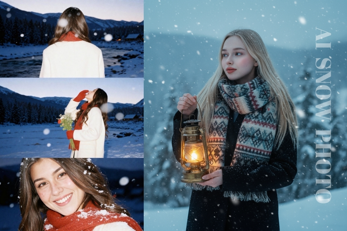 AI Snow Trend: Create Winter Photos Online For Free [Prompts Included]