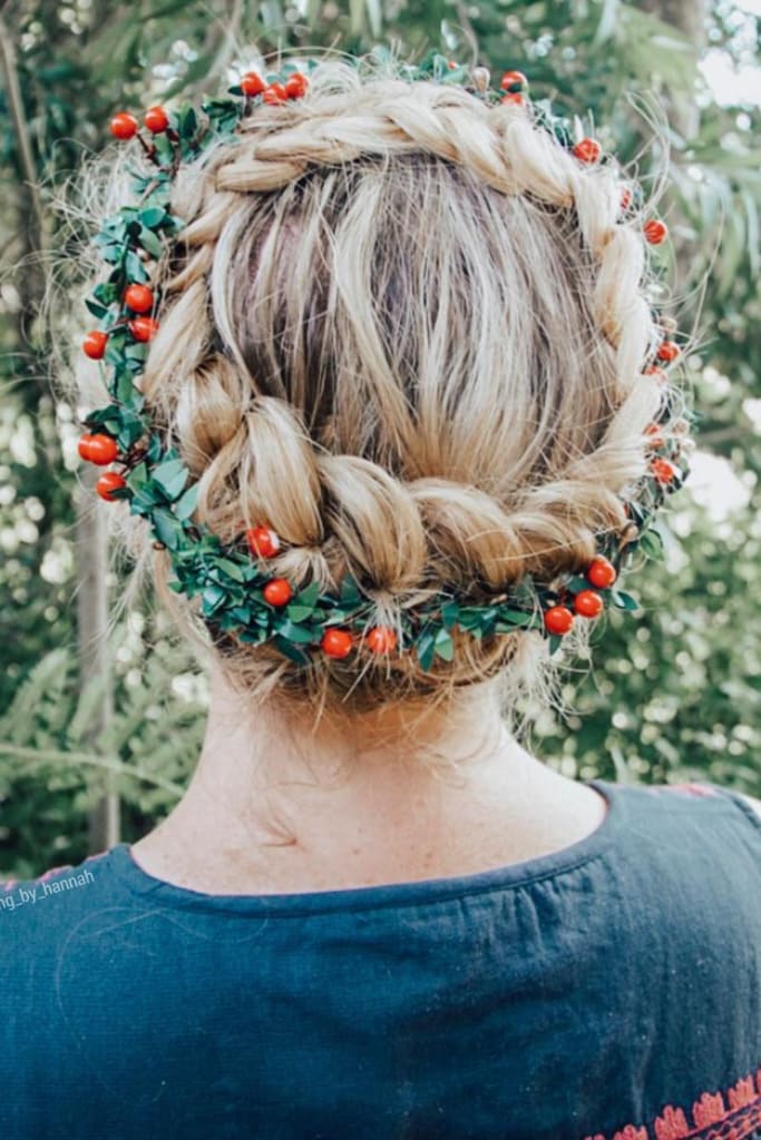 Chignon bas flou et brillant