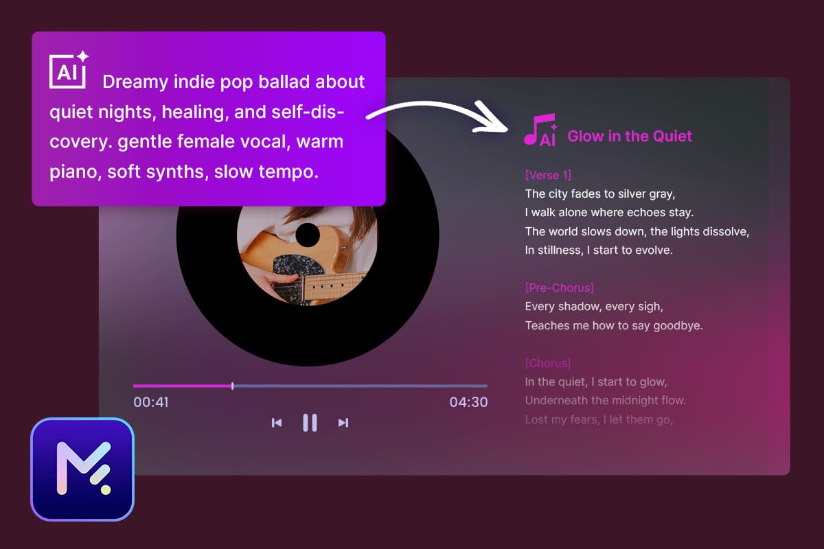 How to Generate Song Lyrics with MyEdit AI Lyrics Generator