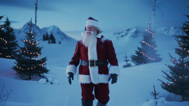 Crea un video de Santa Claus