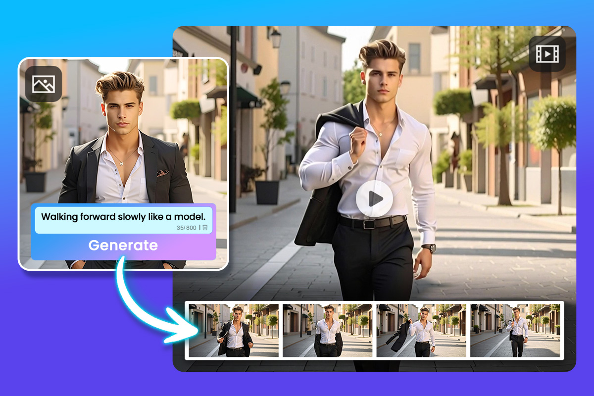 AI Walking Video Generator: Create the Trending AI Walking Effect