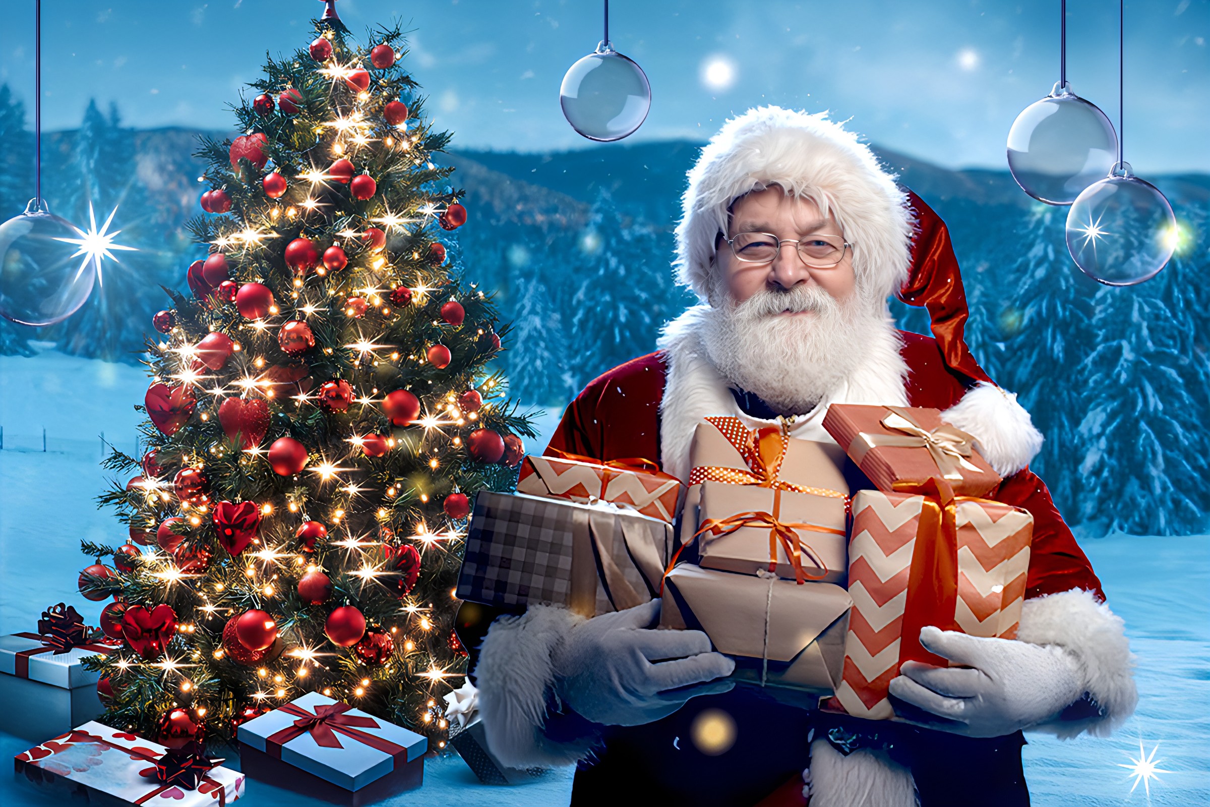 Create Free Santa Claus Video with Personalized Christmas Message