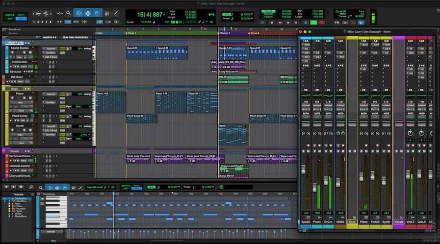 Avid Pro Tools Intro Interface