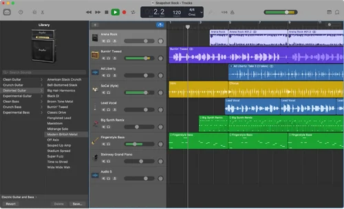 GarageBand Interface