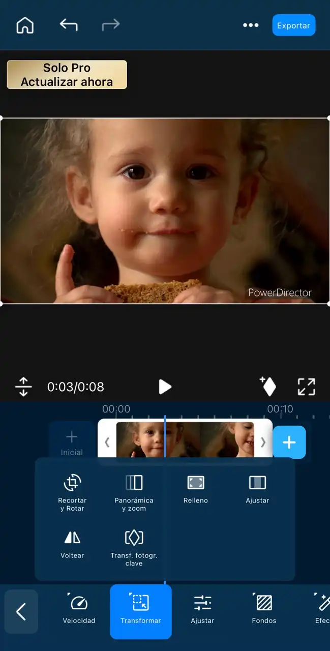 edición de video móvil