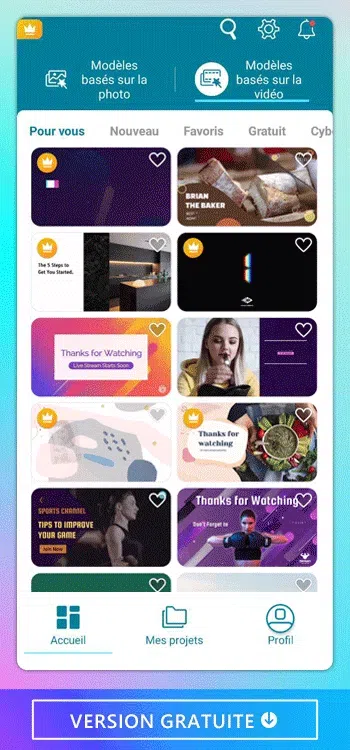 Promeo - modeles d'intro video